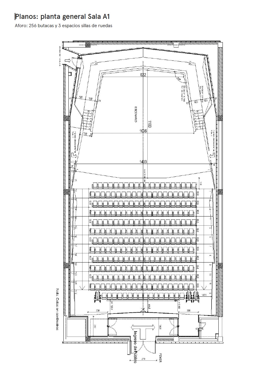 Plano Sala A1 GAM